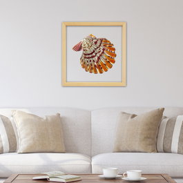 Wallity Cuadro Decorativo Enmarcado Multicolor CAM409320